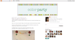 Desktop Screenshot of colorparty.com.br