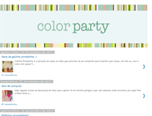 Tablet Screenshot of colorparty.com.br